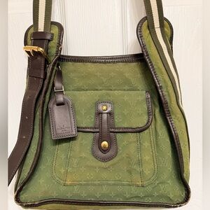 *Vintage* Authentic Louis Vuitton - Denim Crossbody Bag